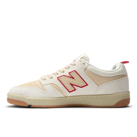 Tênis New Balance Numeric X Chocolate Skateboard 480 Bege 