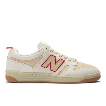 Tênis New Balance Numeric X Chocolate Skateboard 480 Bege 