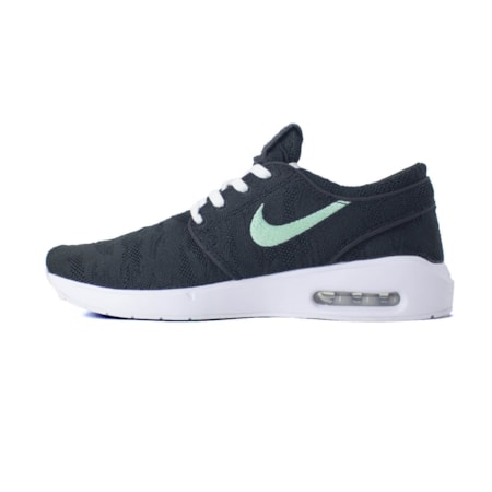 Tênis Nike Sb Air Max Janoski 2 Preto Azul Aq7477 002