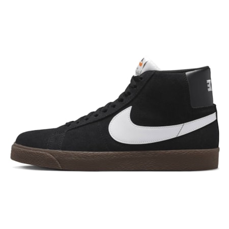 Tênis Nike Sb Blazer Mid Black Gum 864349010