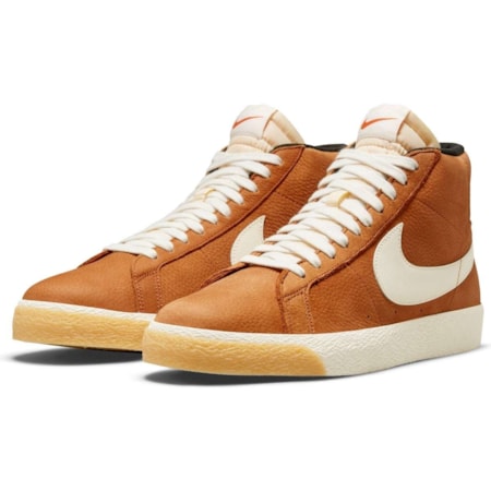 Tênis Nike Sb Blazer Mid Iso Dark Russet DC8911200