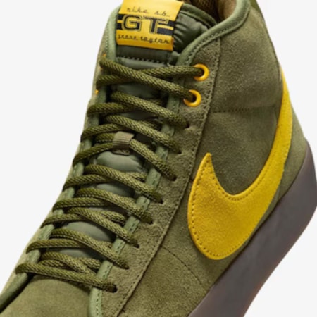 Tênis Nike Sb Blazer Mid Qs x Anti Hero Rough Green HM5838300 