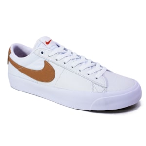 Tênis Nike Sb Blazer Pro GT Iso Orange Label White Cognac DQ3502100