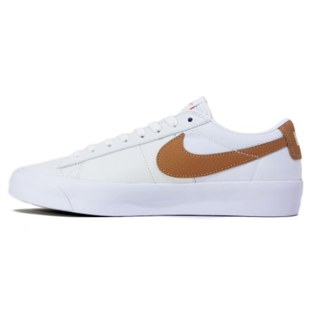 Tênis Nike Sb Blazer Pro GT Iso Orange Label White Cognac DQ3502100