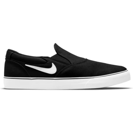 Tênis Nike Sb Chron 2 Slip Black White