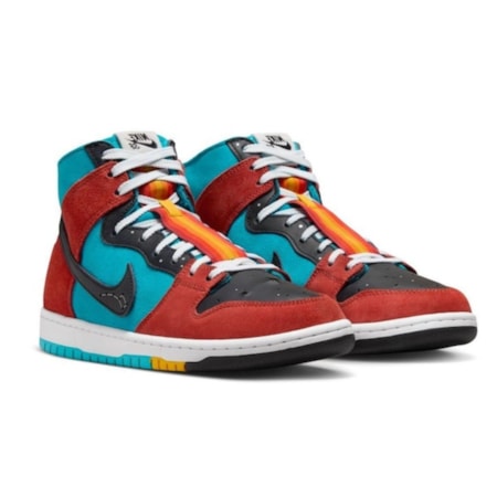 Tênis Nike Sb Dunk High Decon Qs Grn X Di Orr Greenwood FQ1775400