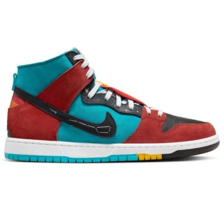 Tênis Nike Sb Dunk High Decon Qs Grn X Di Orr Greenwood FQ1775400