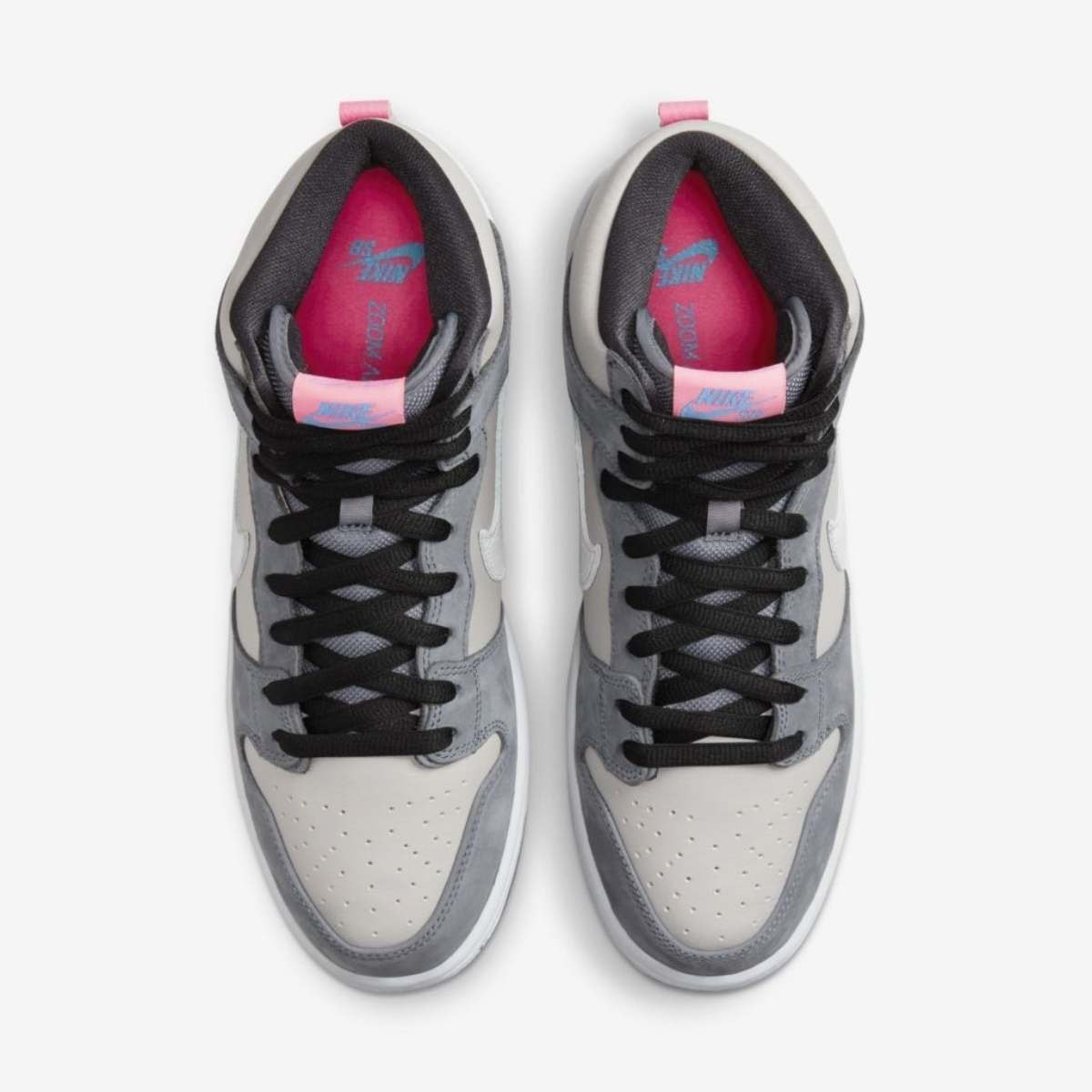 Tênis Nike Sb Dunk High Pro Grey Pink - Prince Of Streets Tênis Nike Sb Dunk High Pro Grey Pink - Prince Of Streets