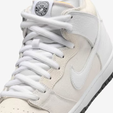 Tênis Nike Sb Dunk High Qs  X Anti Hero White Black HM5837100 