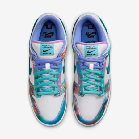 Tênis Nike Sb Dunk Low OG QS Futura Bleached Aqua HF6061400 