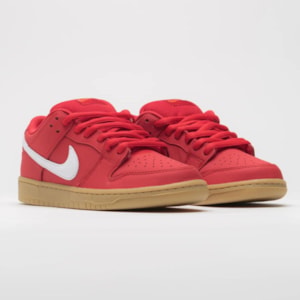 Tênis Nike Sb Dunk Low Pro Iso University Red Gum FJ1674600 Tênis Nike Sb Dunk Low Pro Iso University Red Gum FJ1674600