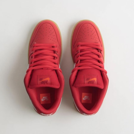 Tênis Nike Sb Dunk Low Pro Iso University Red Gum FJ1674600 