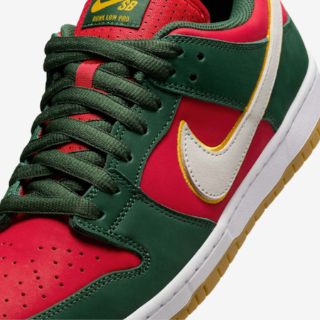 Tênis Nike Sb Dunk Low Pro Prm Seattle Supersonics FZ1287300 