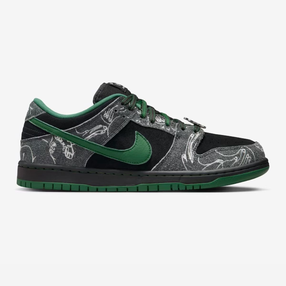 Tênis Nike Sb Dunk Low Pro Prm Seattle Supersonics FZ1287300