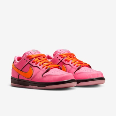 Tênis Nike Sb Dunk Low Pro Qs x Power Puff Girls Blossom FD2631600