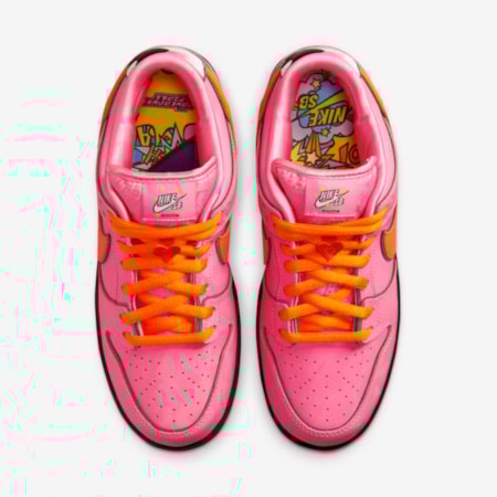 Tênis Nike Sb Dunk Low Pro Qs x Power Puff Girls Blossom FD2631600