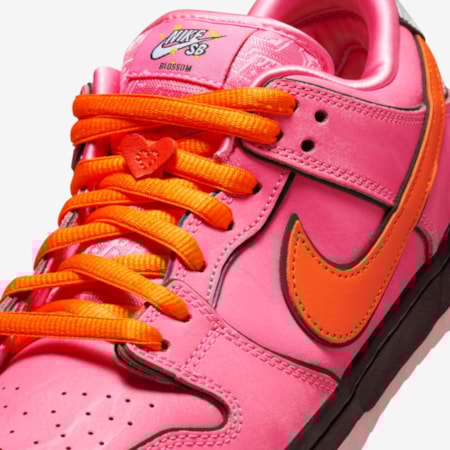 Tênis Nike Sb Dunk Low Pro Qs x Power Puff Girls Blossom FD2631600