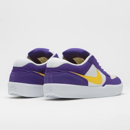 Tênis Nike Sb Force 58 Court Purple Amarillo White DV5477500