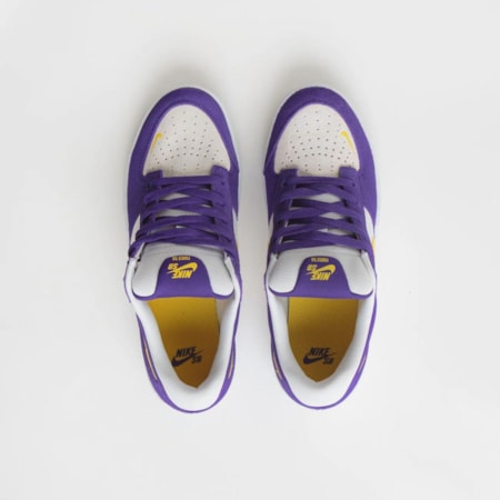 Tênis Nike Sb Force 58 Court Purple Amarillo White DV5477500