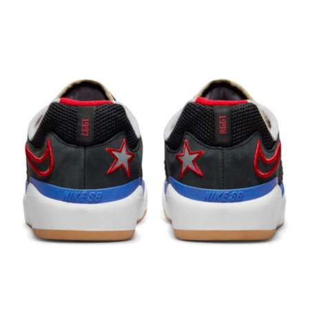 Tênis Nike Sb Ishod Premium NBA Black University Red DM0752002