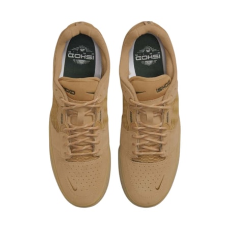 Tênis Nike Sb Ishod Wair Flax Wheat Lin Brun Clair Gomme DC7232200