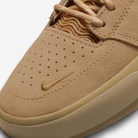 Tênis Nike Sb Ishod Wair Flax Wheat Lin Brun Clair Gomme DC7232200