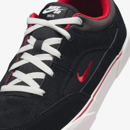 Tênis Nike Sb Malor Black Red FV6064003 