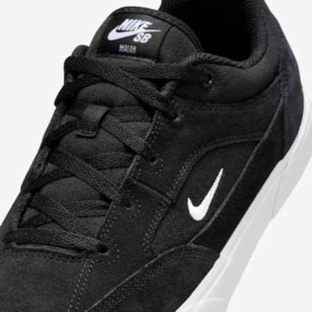 Tênis Nike Sb Malor Black White FV6064001 