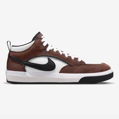 Tênis Nike Sb React Leo Baker Light Chocolate Black White DX4361201