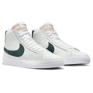 Tênis Nike Sb Zoom Blazer Mid Iso White Green DR9092100