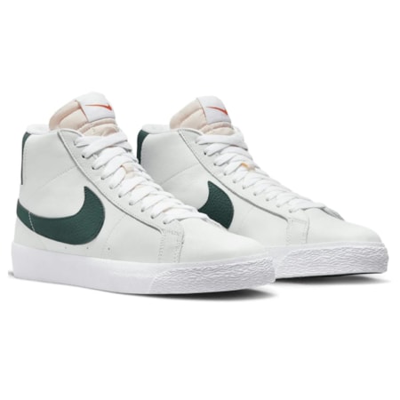 Tênis Nike Sb Zoom Blazer Mid Iso White Green DR9092100