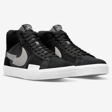 Tênis Nike Sb Zoom Blazer Mid Premium Mosaic Black Grey DA8854001