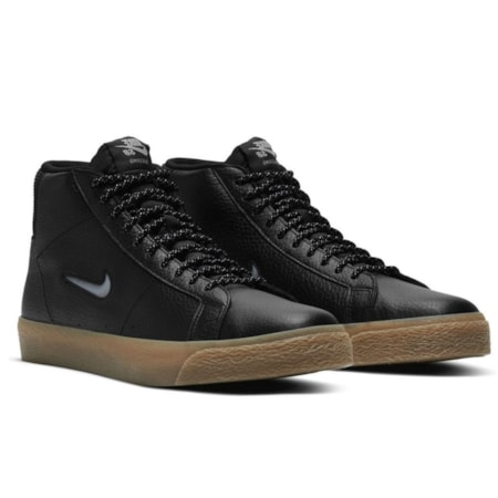 Tênis Nike Sb Zoom Blazer Mid Prm Black 