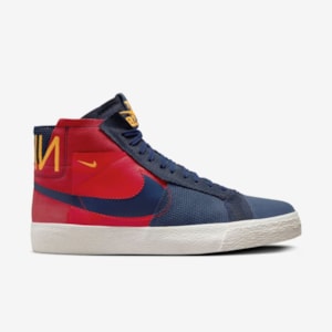 Tênis Nike Sb Zoom Blazer Mid PRM University Red FD5113600