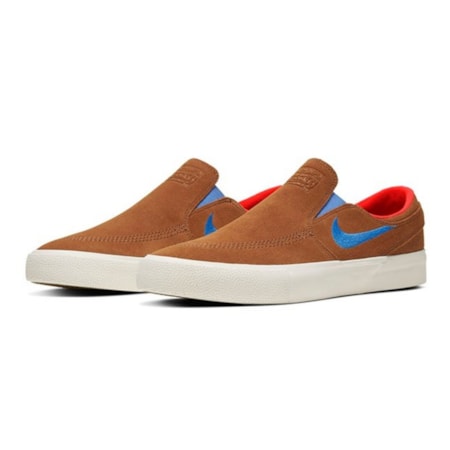 Tênis Nike Sb Zoom Janoski Slip Rm Marrom Azul At8899 201