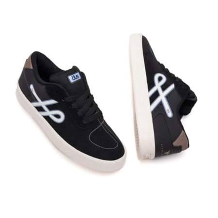 Tênis Ous Emergente Preto Chantilly Azul Essencial 