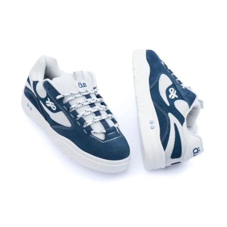 Tênis Ous Fluente Gtx Azul Piscina Branco Essencial