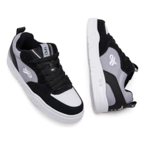 Tênis Ous Fluente Preto Branco Cinza Essencial