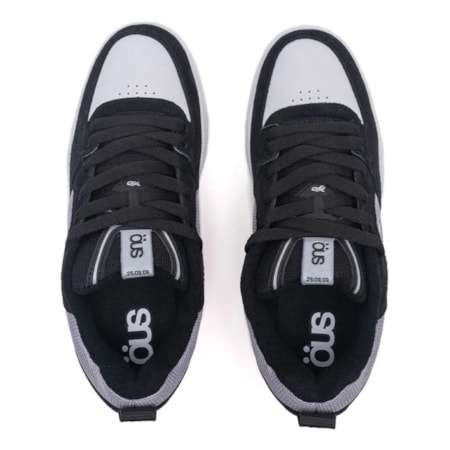 Tênis Ous Fluente Preto Branco Cinza Essencial