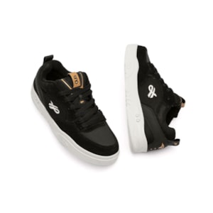 Tênis Ous Fluente Preto Branco Gold Essencial