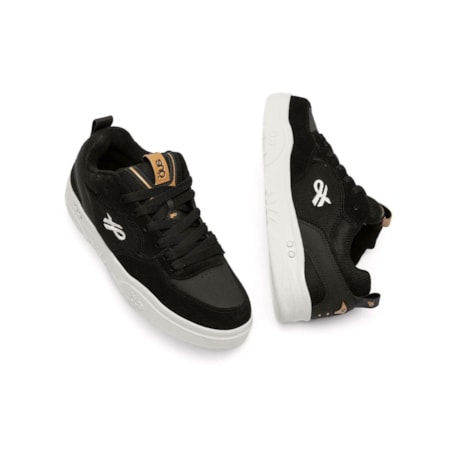 Tênis Ous Fluente Preto Branco Gold Essencial