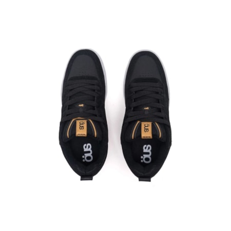 Tênis Ous Fluente Preto Branco Gold Essencial