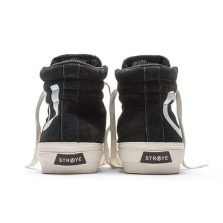 Tênis Straye Venice Fu Black Cream Suede