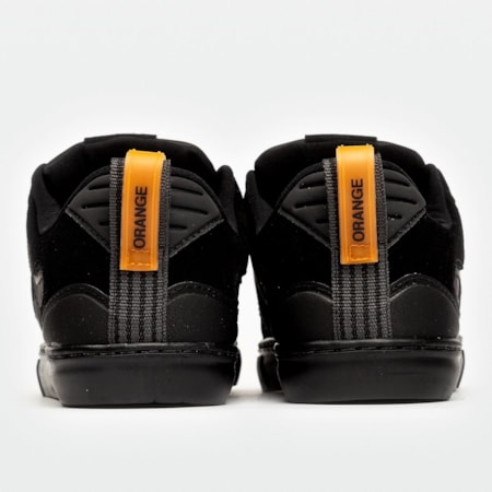 Tênis Tesla Footwear Hertz All Black Orange 