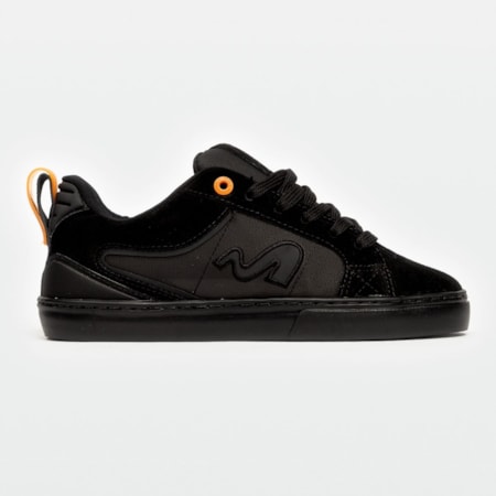 Tênis Tesla Footwear Hertz All Black Orange 