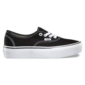 Tênis Vans Authentic Platform Black White VN0A3AV8BLK