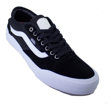 Tênis Vans Chima Pro 2 Suede Canvas Black White Vn0A3mtIIju 