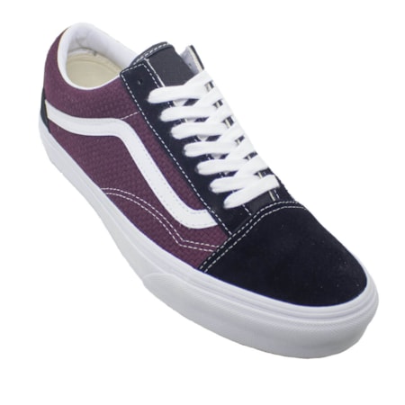 Tênis Vans Classic Old Skool Black Port Royale VN0A4U3BWT9