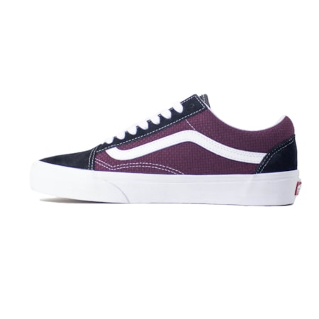 Tênis Vans Classic Old Skool Black Port Royale VN0A4U3BWT9