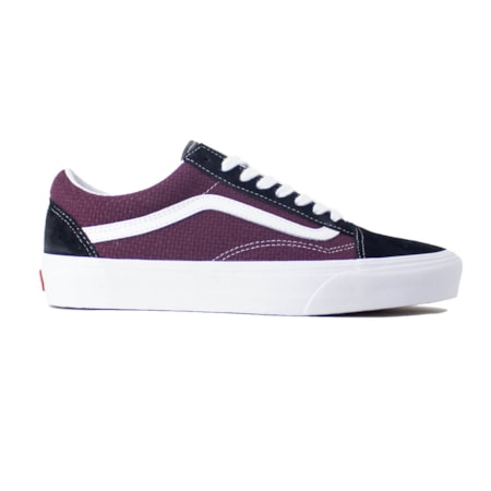 Tênis Vans Classic Old Skool Black Port Royale VN0A4U3BWT9